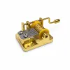 Manual Standard Music Mechanism with Gold Color